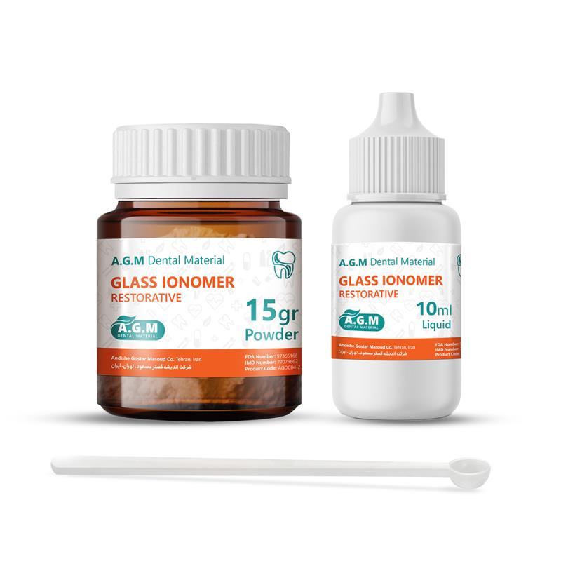  گلس آینومر ترمیمی سلف کیور (پودر و مایع )
